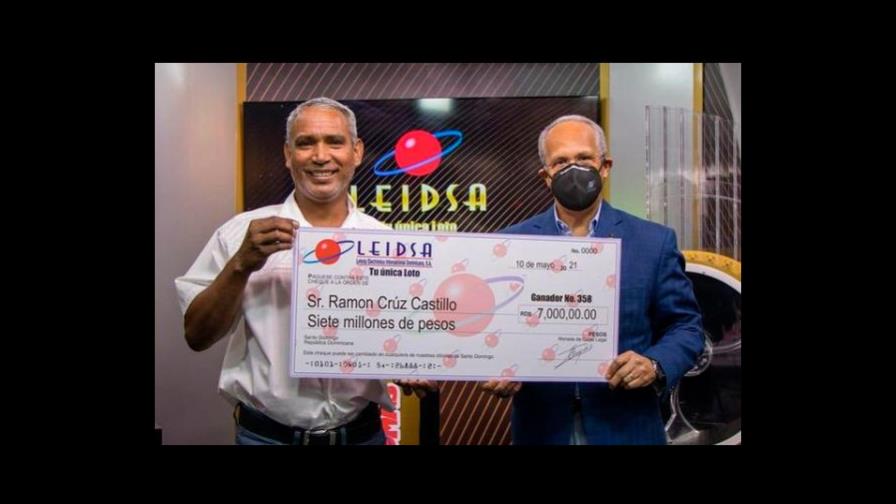Apareció el ganador de los RD$7 millones de la Loto