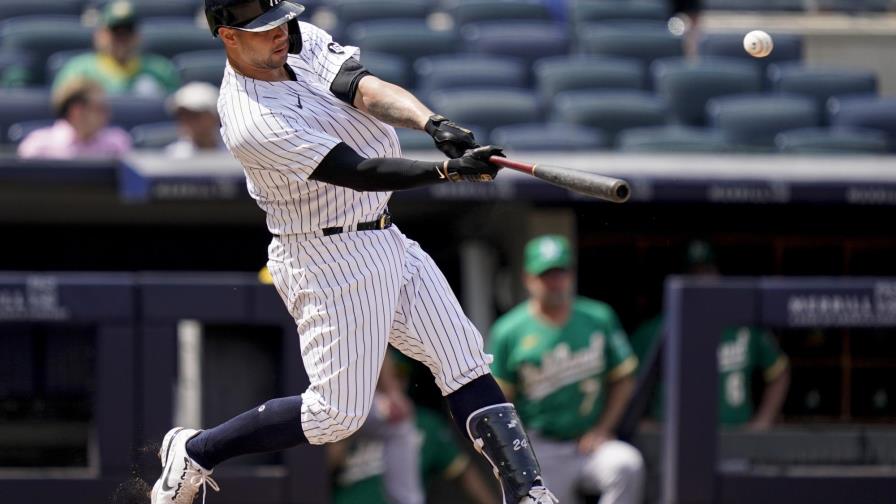 Gary Sánchez la saca en triunfo de los Yankees sobre los Atléticos Gary Sánchez la saca en triunfo de los Yankees sobre los Atléticos