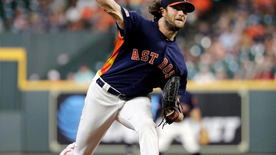 Cole celebra su cumpleaños 29 con fiesta de palos de Astros ante Marineros