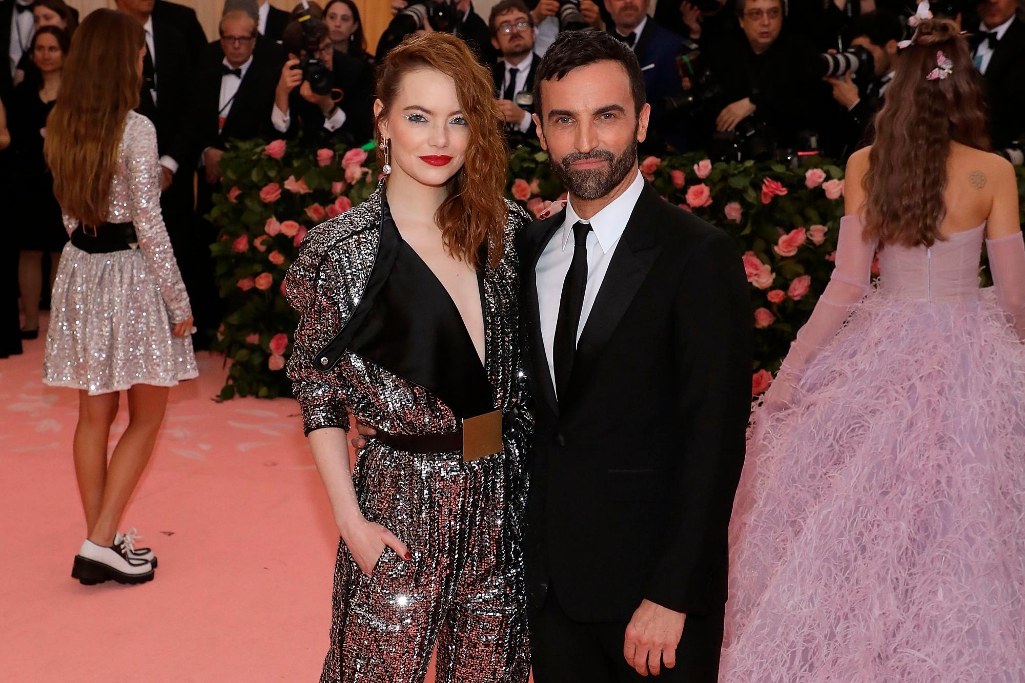 Emma Stone y Nicolas Ghesquière