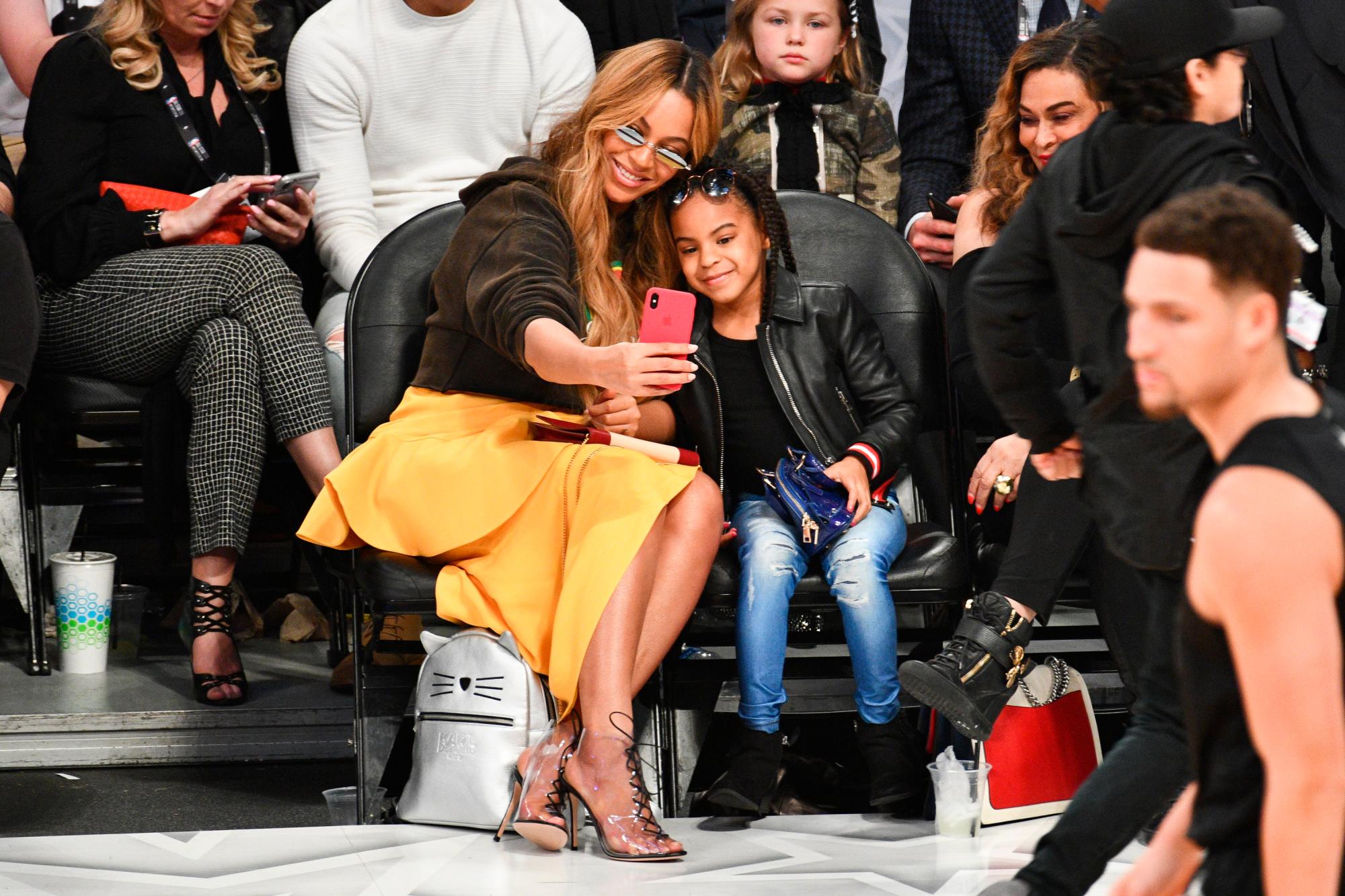 Blue Ivy Carter en el NBA All-Star Game 67