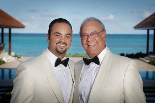 Giancarlo Beras Goico y su padre, el legendario Freddy Beras Goico