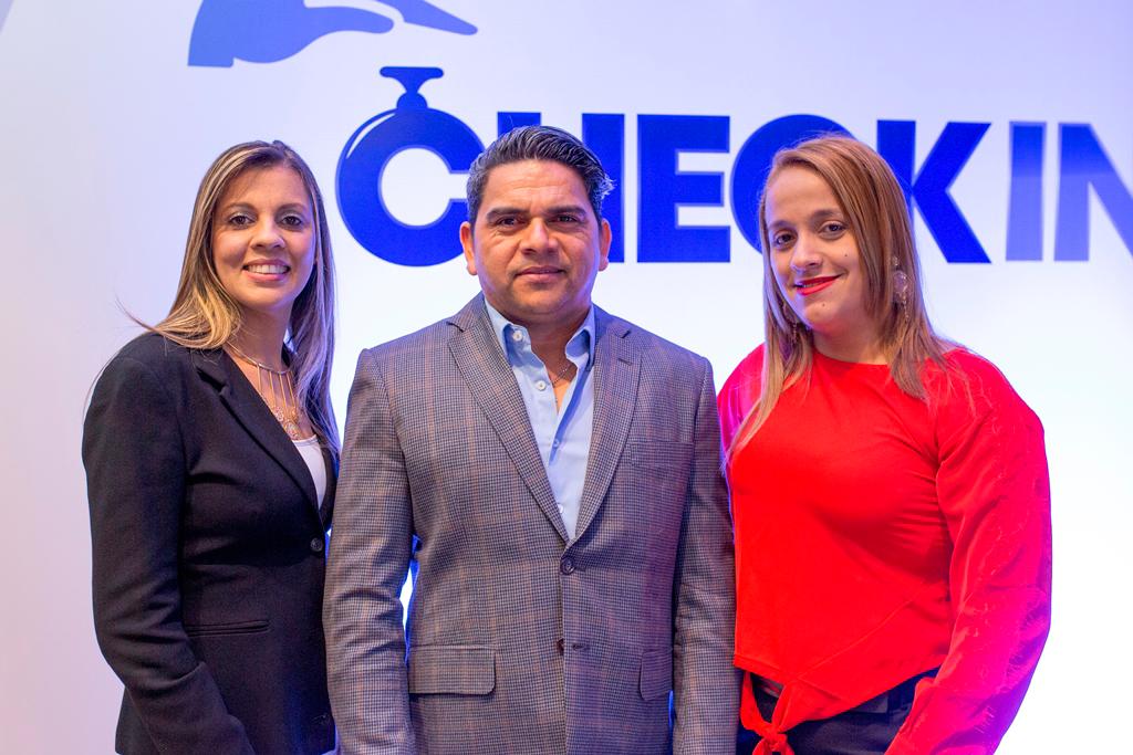 Ginette Núñez, Juan Fernández y Rosilé Díaz.