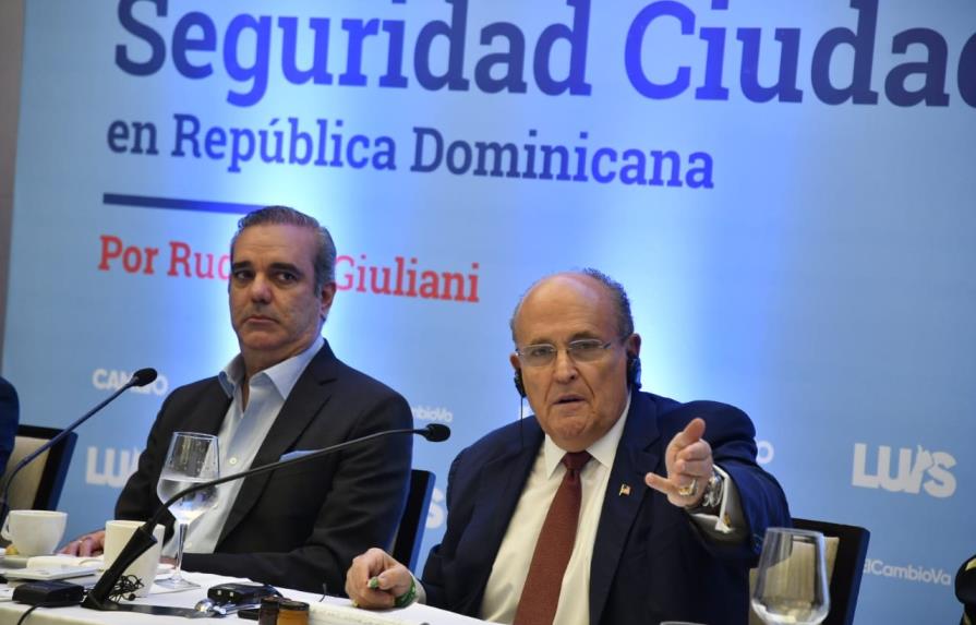 Rudolph Giuliani: reforma constitucional debe ser para el futuro, no para beneficio personal 
