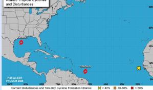Gonzalo se acerca al Caribe mientras tormenta Hanna gana fuerza rumbo a Texas