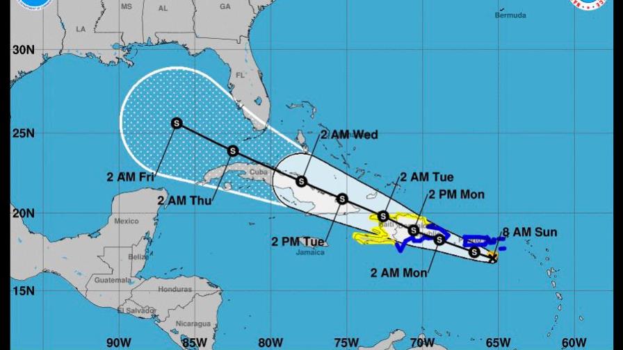 Grace obtendría “algo de fuerza” antes de llegar a RD mañana; COE aumenta provincias en alerta roja 