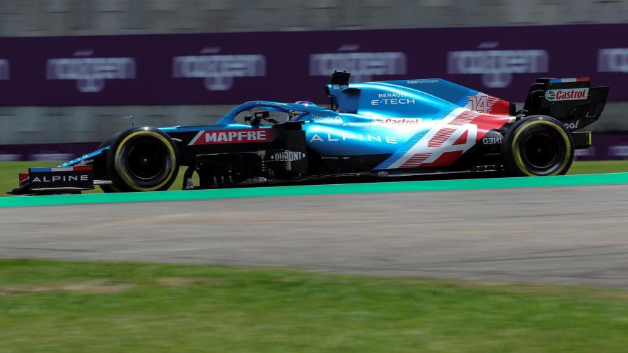 Alonso lideró el último libre del GP de Brasil