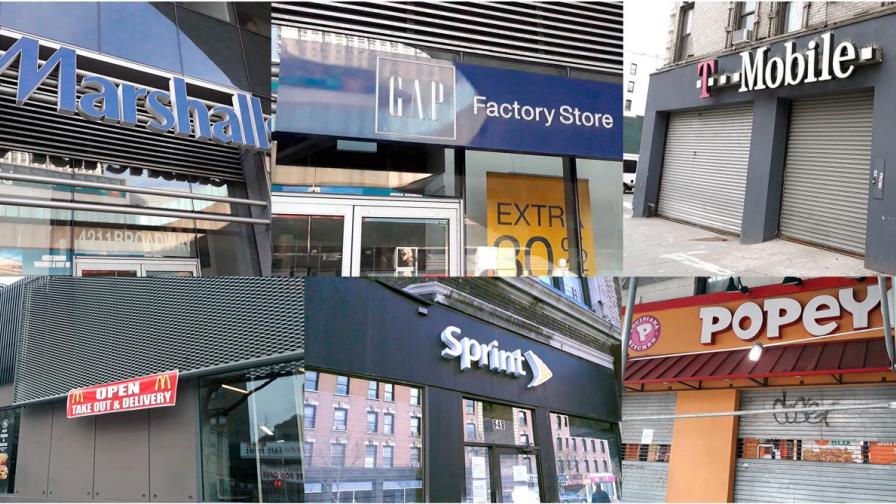 Grandes marcas y tiendas en NY también sufren golpe del coronavirus Grandes marcas y tiendas en NY también sufren golpe del coronavirus