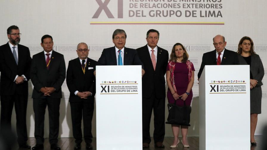 Exiliados venezolanos critican a Grupo de Lima por rechazar uso de la fuerza