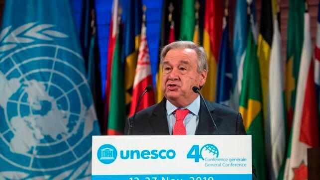 Guterres aboga ante la Unesco por un “multilateralismo inclusivo y fuerte”