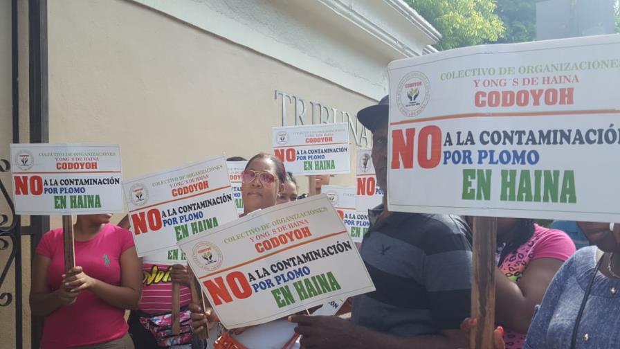 Comunitarios de Haina interponen recurso de amparo contra recicladora de batería