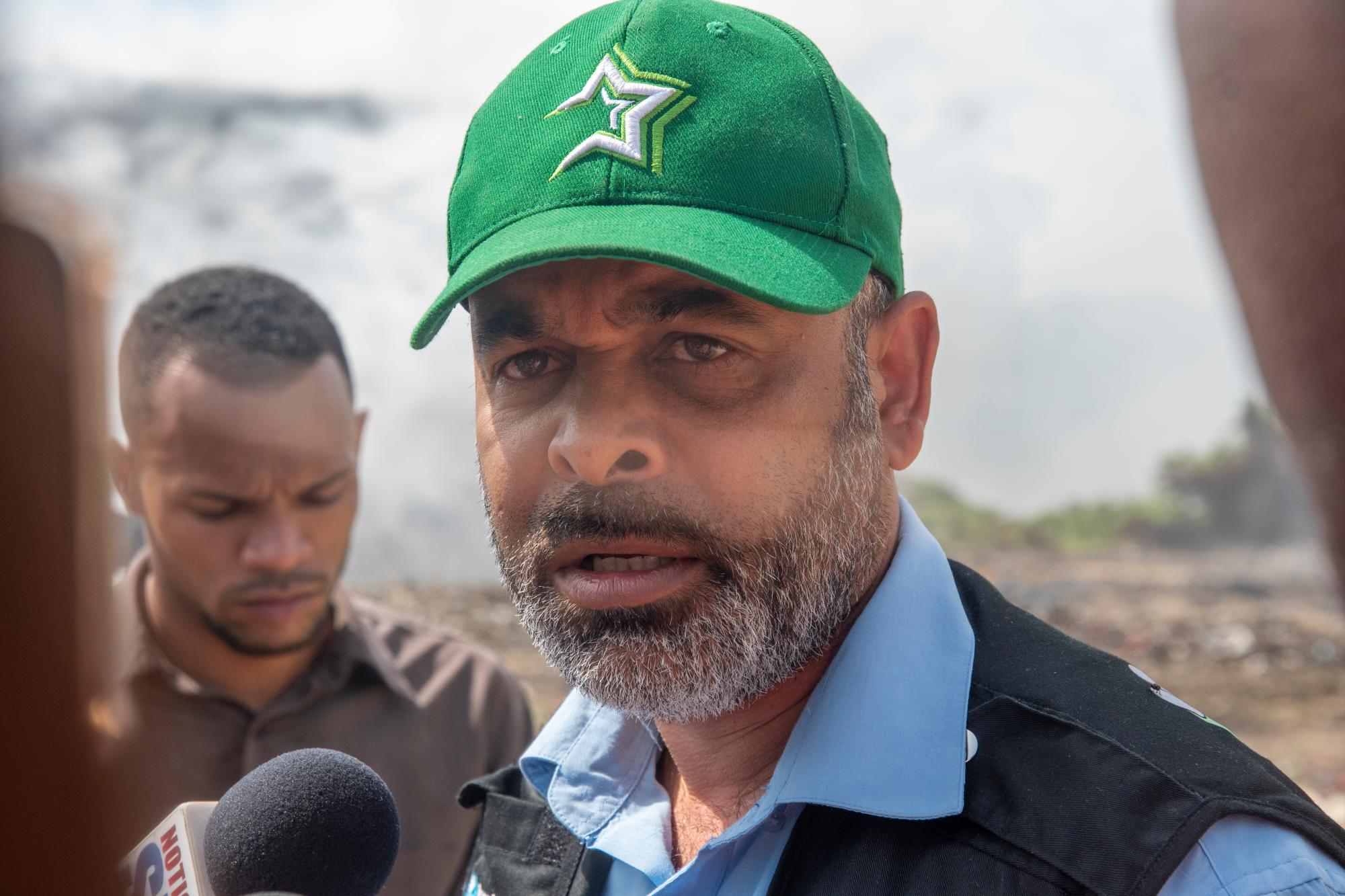 Winston Leonel Martínez, director provincial de Salud de San Cristóbal. 