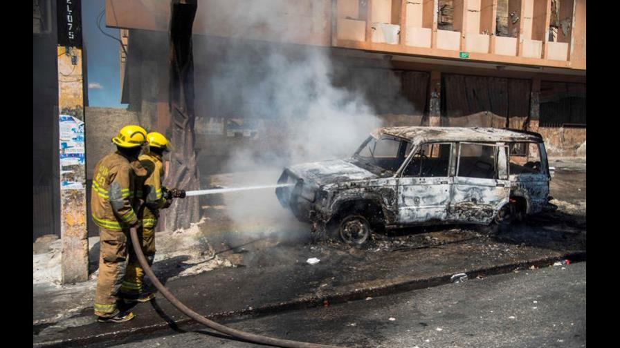 Capital haitiana, paralizada en medio de protestas por crisis económica