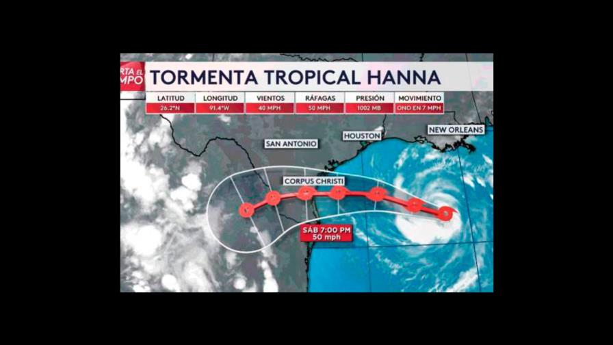 Trump aprueba declaración de emergencia en Texas por paso de huracán Hanna