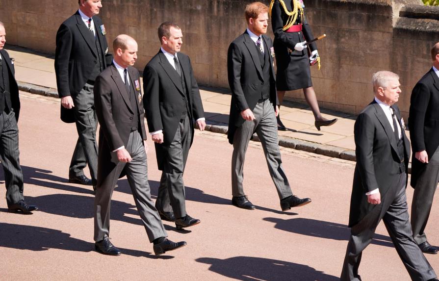 Guillermo y Enrique se reencuentran en el funeral del duque de Edimburgo