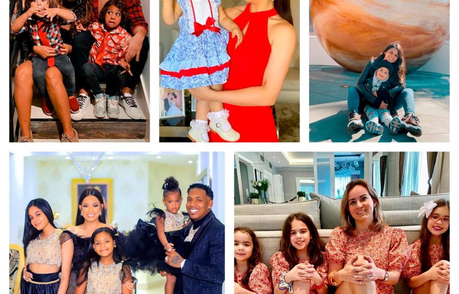 Madres famosas con hijos que se “roban el show” en las redes sociales
