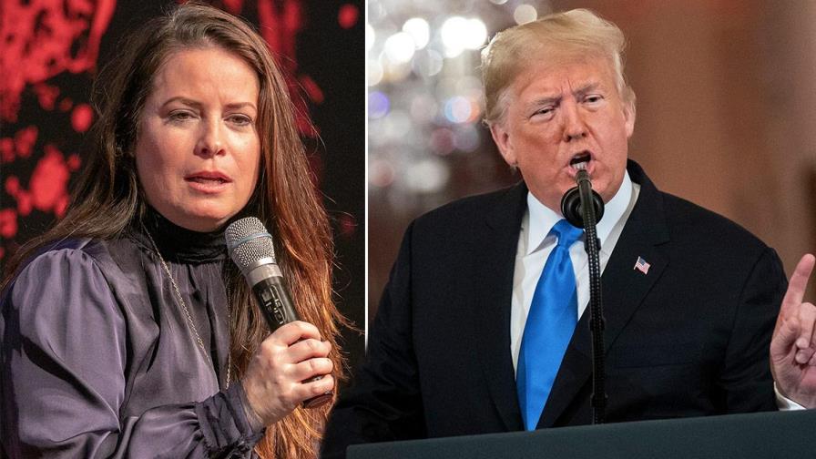 Holly Marie Combs, de la serie Hechiceras, culpa a Trump por la muerte de su abuelo