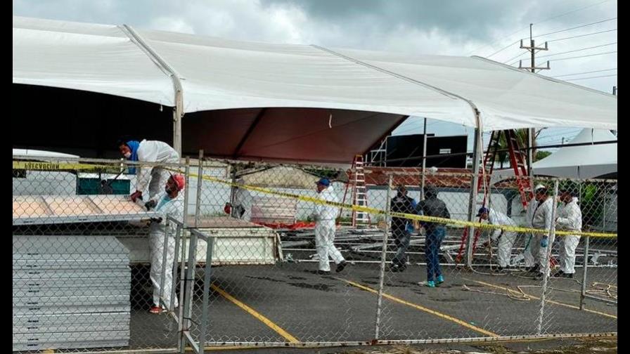 PRM inicia instalación de hospital temporal en La Vega