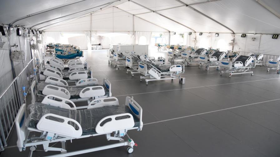 Hospital móvil que donó PRM en La Vega continúa cerrado, a pesar de que fue inaugurado