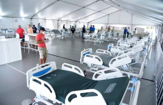 Ministerio de Salud Pública inspecciona  carpa hospitalaria donada por el PRM en La Vega