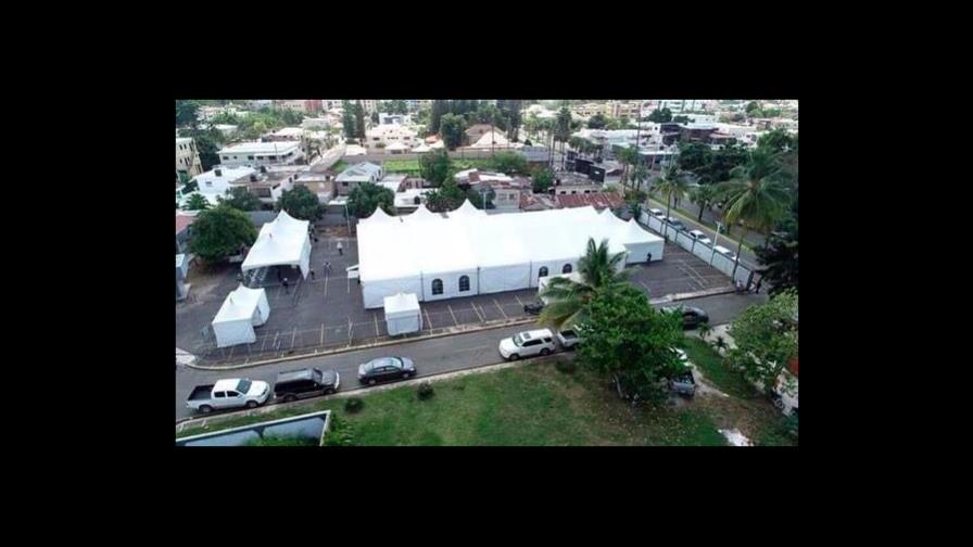 Hospital móvil para atender pacientes con COVID-19 en La Vega genera preocupación Hospital móvil para atender pacientes con COVID-19 en La Vega genera preocupación