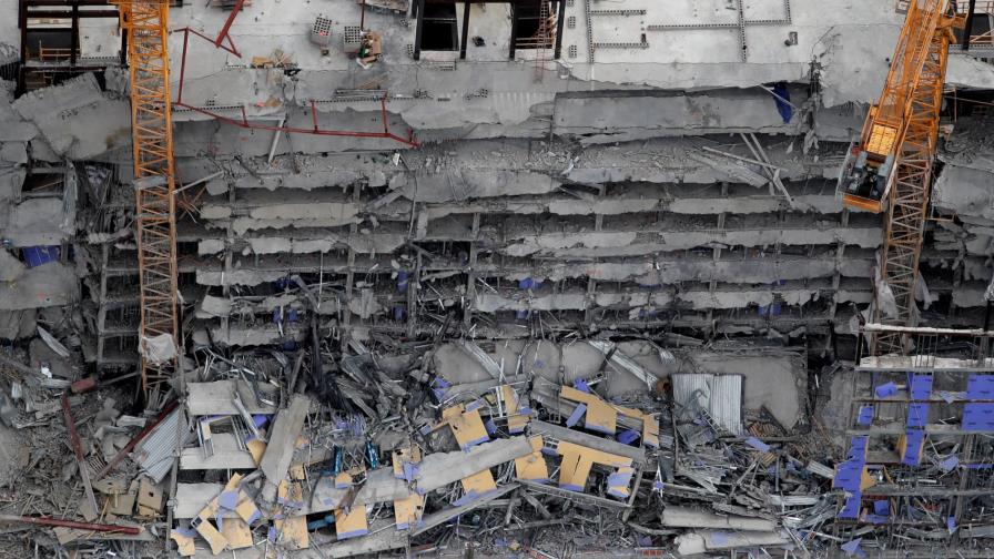 Un muerto y tres lesionados en el colapso parcial de un hotel en New Orleans