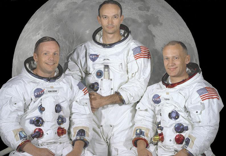 Fama y fortuna de los tres astronautas de la misión Apolo 11