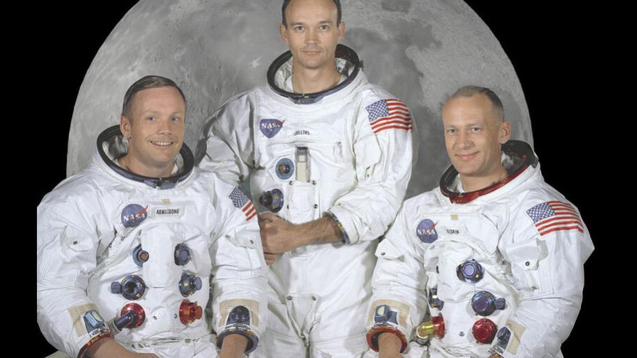 Fama y fortuna de los tres astronautas de la misión Apolo 11