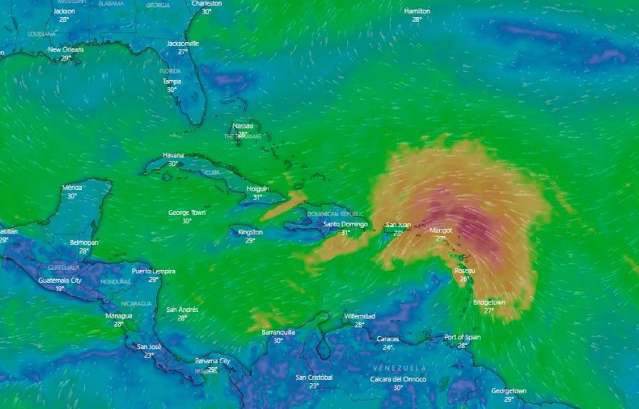 Tormenta tropical Isaías entraría a República Dominicana la mañana del jueves