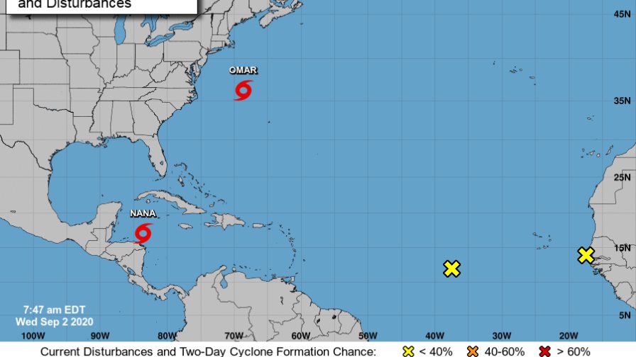 Nana se convertirá en huracán antes de azotar Belice