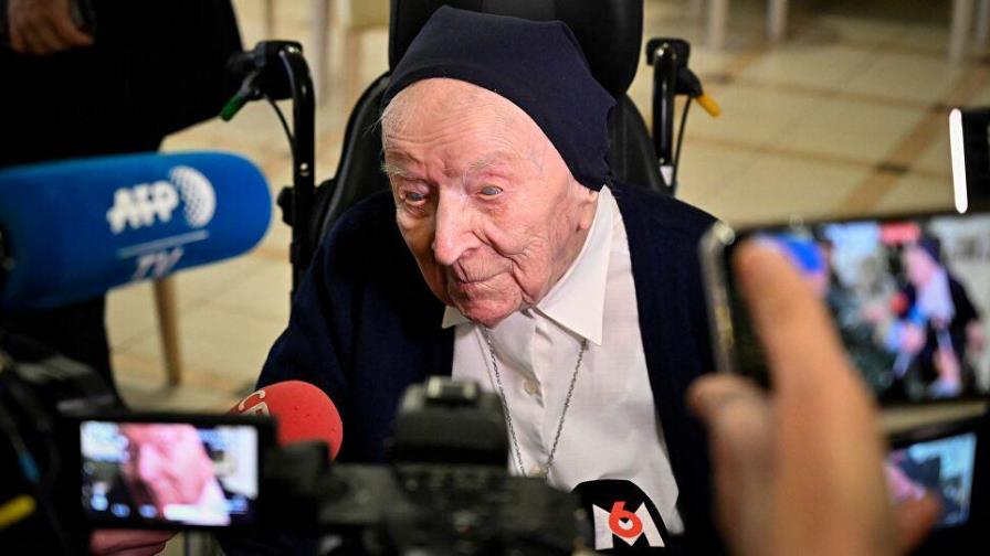 Con casi 117 años, la europea más longeva se recupera de COVID-19 en Francia