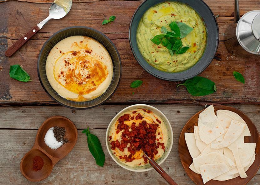 Hummus, 3 versiones deliciosas que no puedes dejar de probar