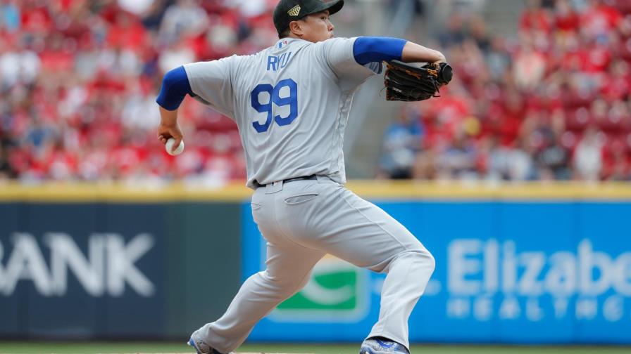 Ryu llega a 31 innings sin recibir carrera; Dodgers ganan Ryu llega a 31 innings sin recibir carrera; Dodgers ganan