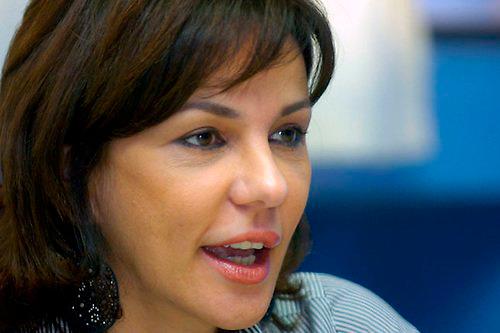 Milagros Germán está apoyando a Luis Abinader.