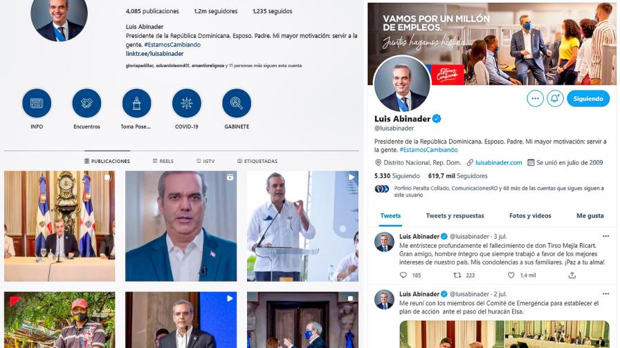 Redes sociales, el pilar en campaña de Abinader 
