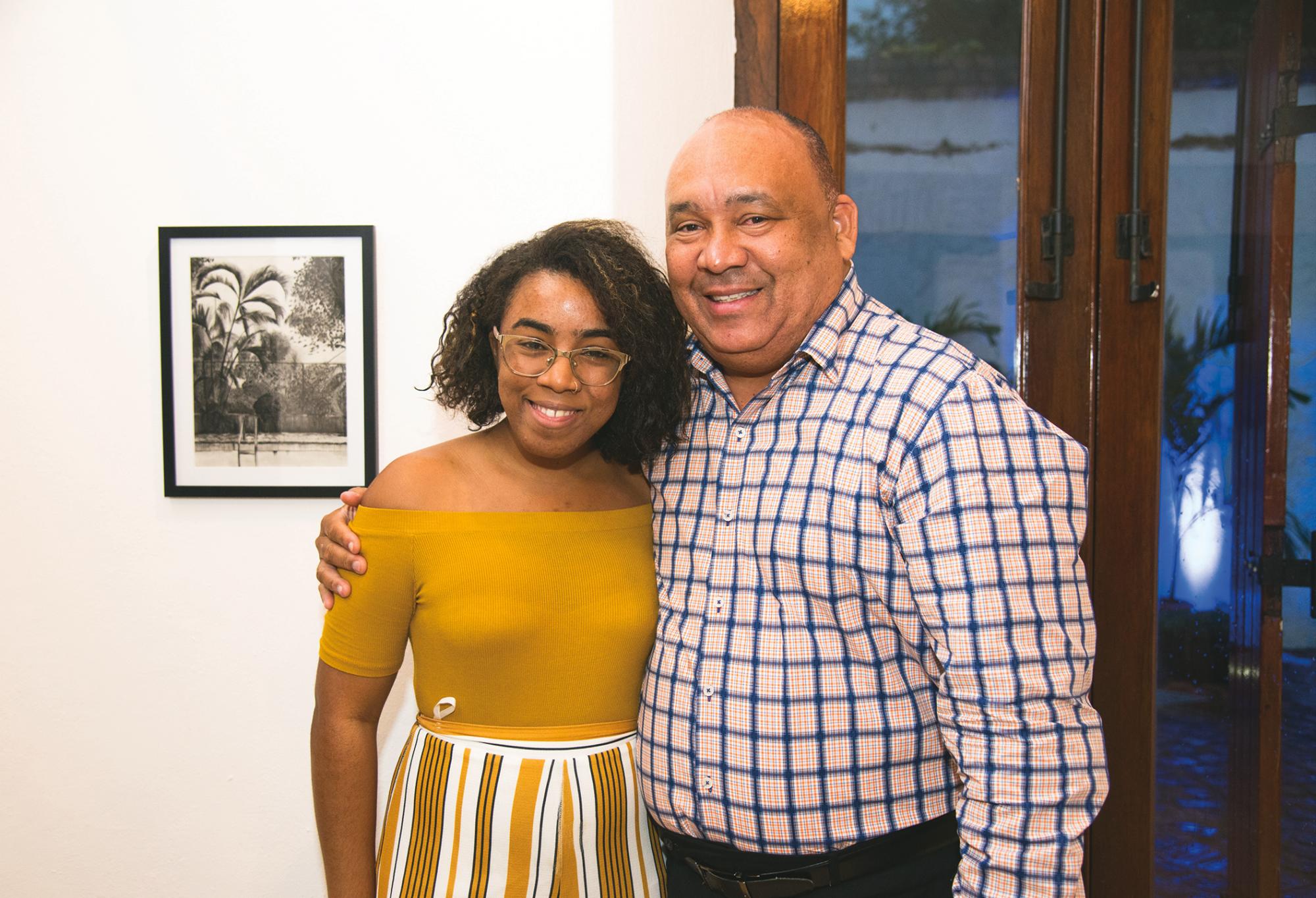 Coral Pimentel Peña y Darwin Pimentel.