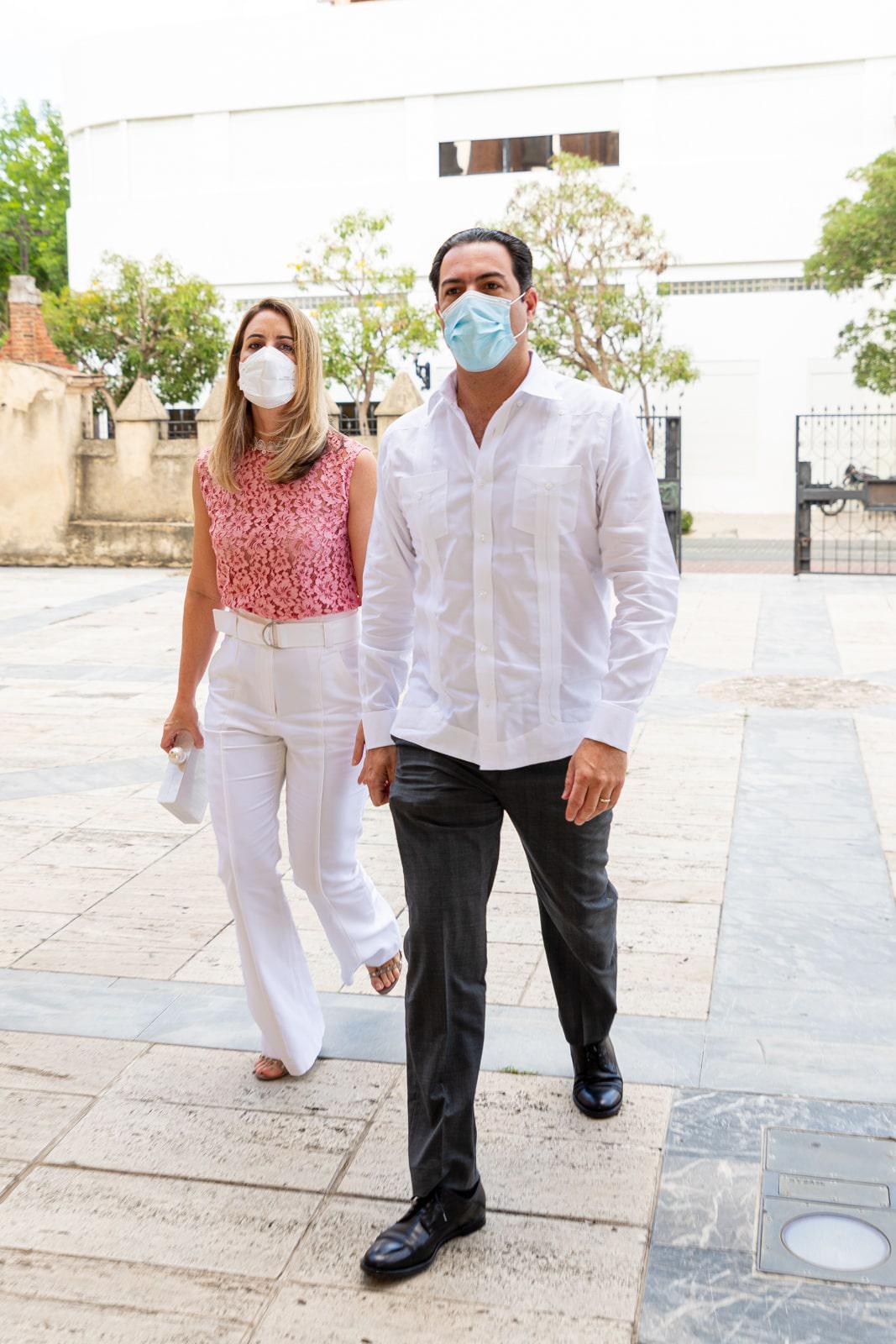 Desirée Álvarez y José Manuel Santelises.