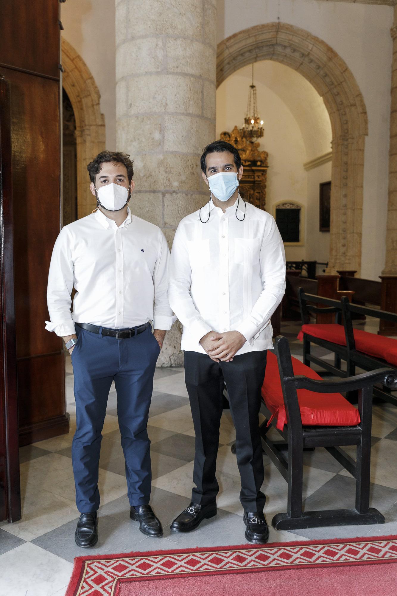 Gian Paulino y Alejandro Bobadilla.