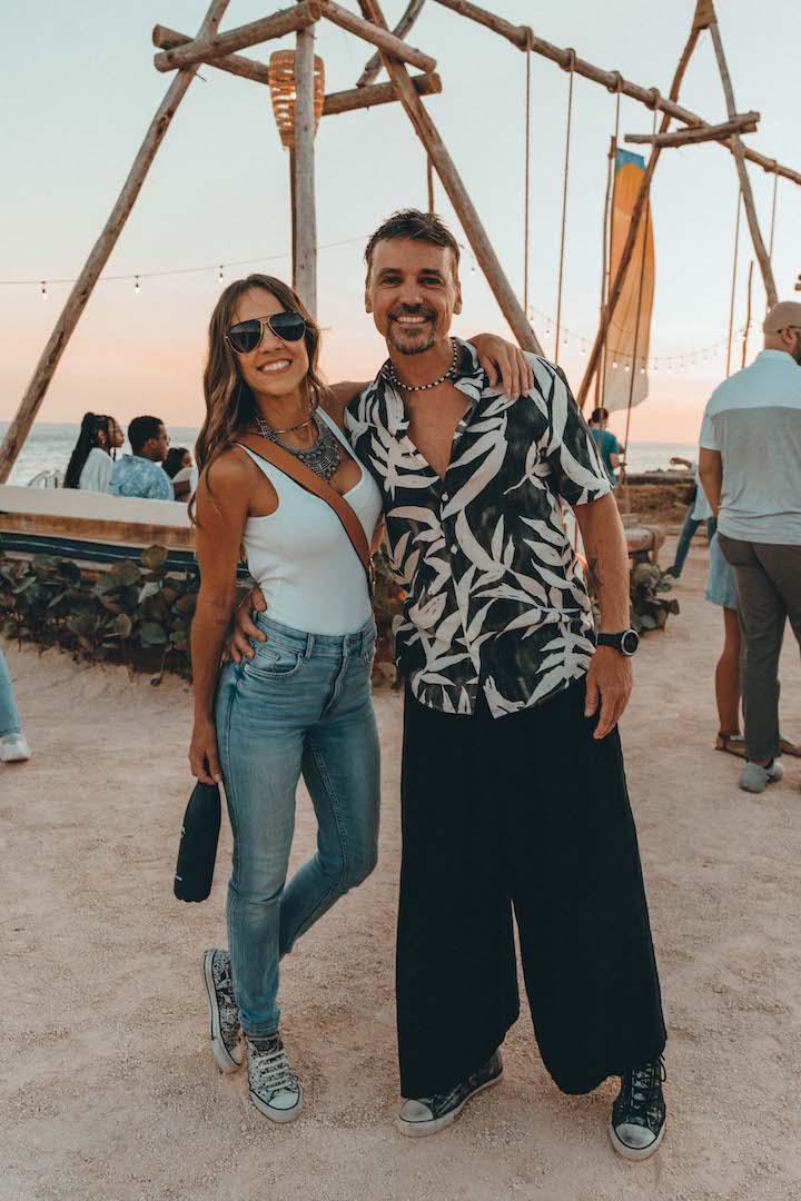 Karina Larrauri y Federico Ozores