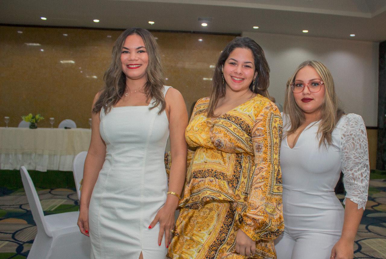 Yulissa Rodríguez, Carla Mena y Yemiliz Disla.