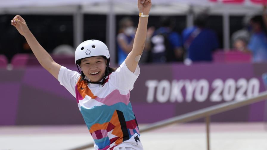 Niñas dominan el skateboarding de los Juegos de Tokio