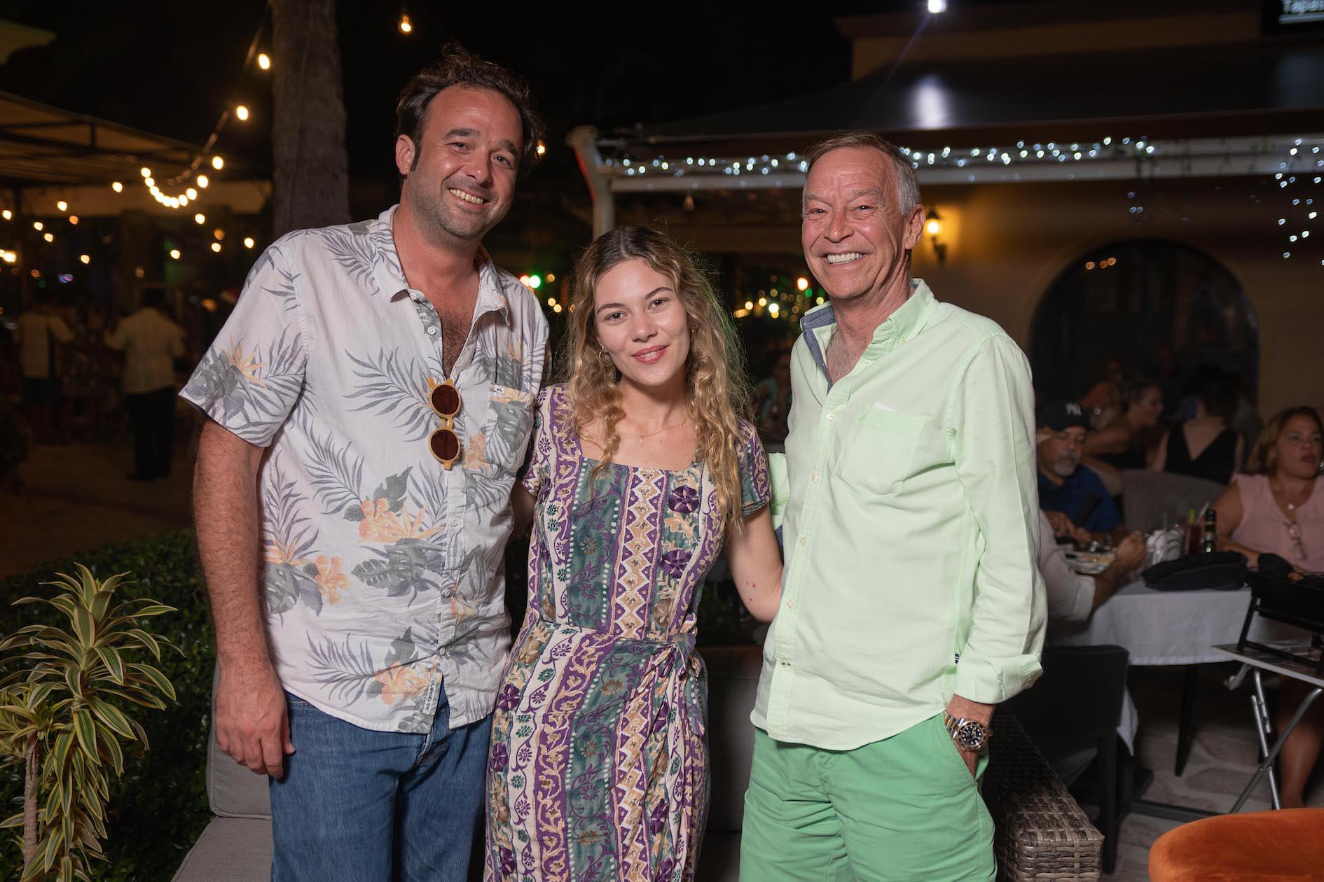 Carlos de Moya, Caterina y Don Moore. (Joseph Peguero)