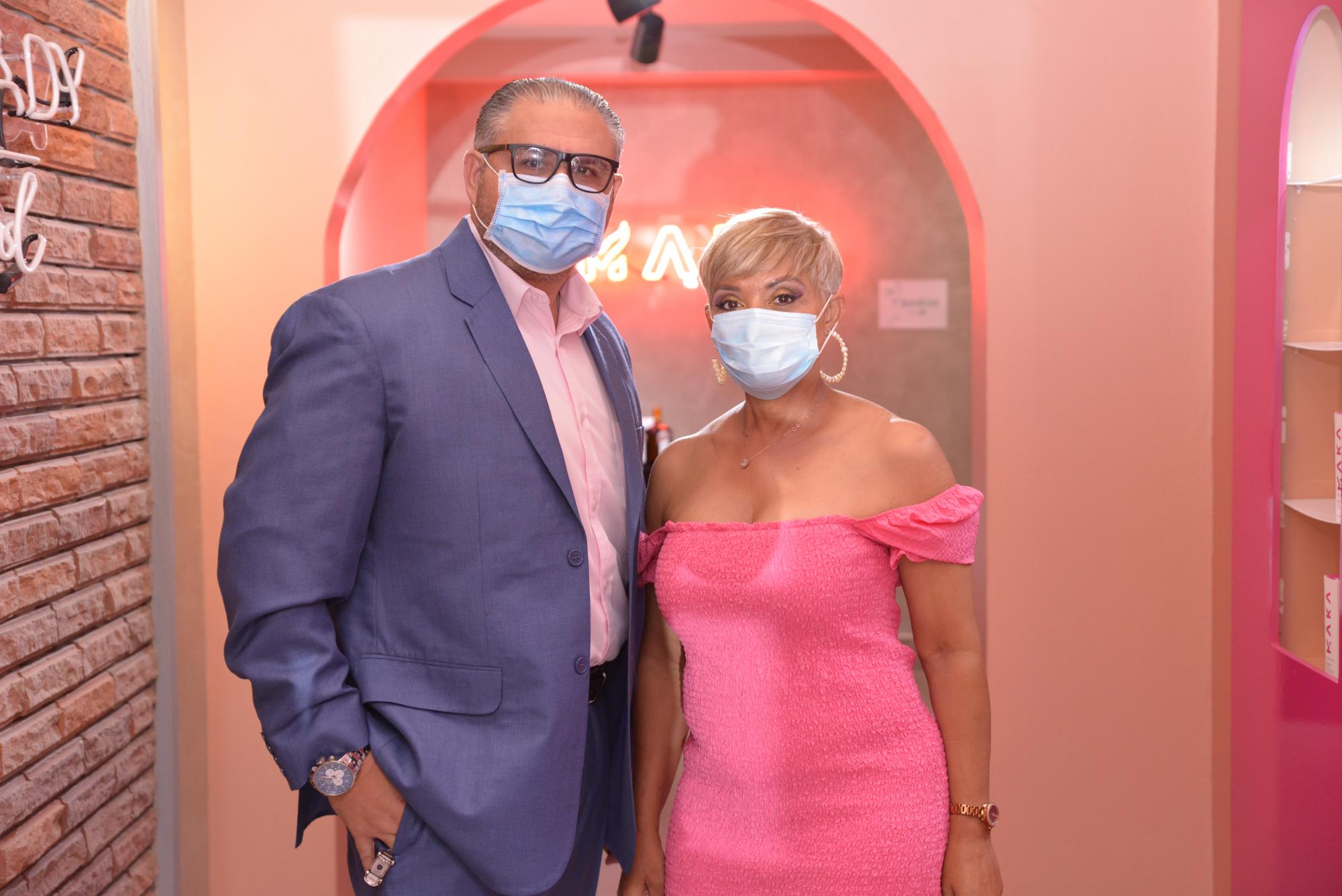 Dimas Padilla y Mirian Suero.