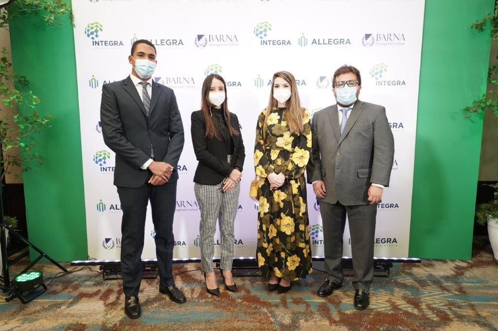 Francisco Lembert, María Mieses, Yissell Rosado y Federico Roiter. (Fuente Externa)