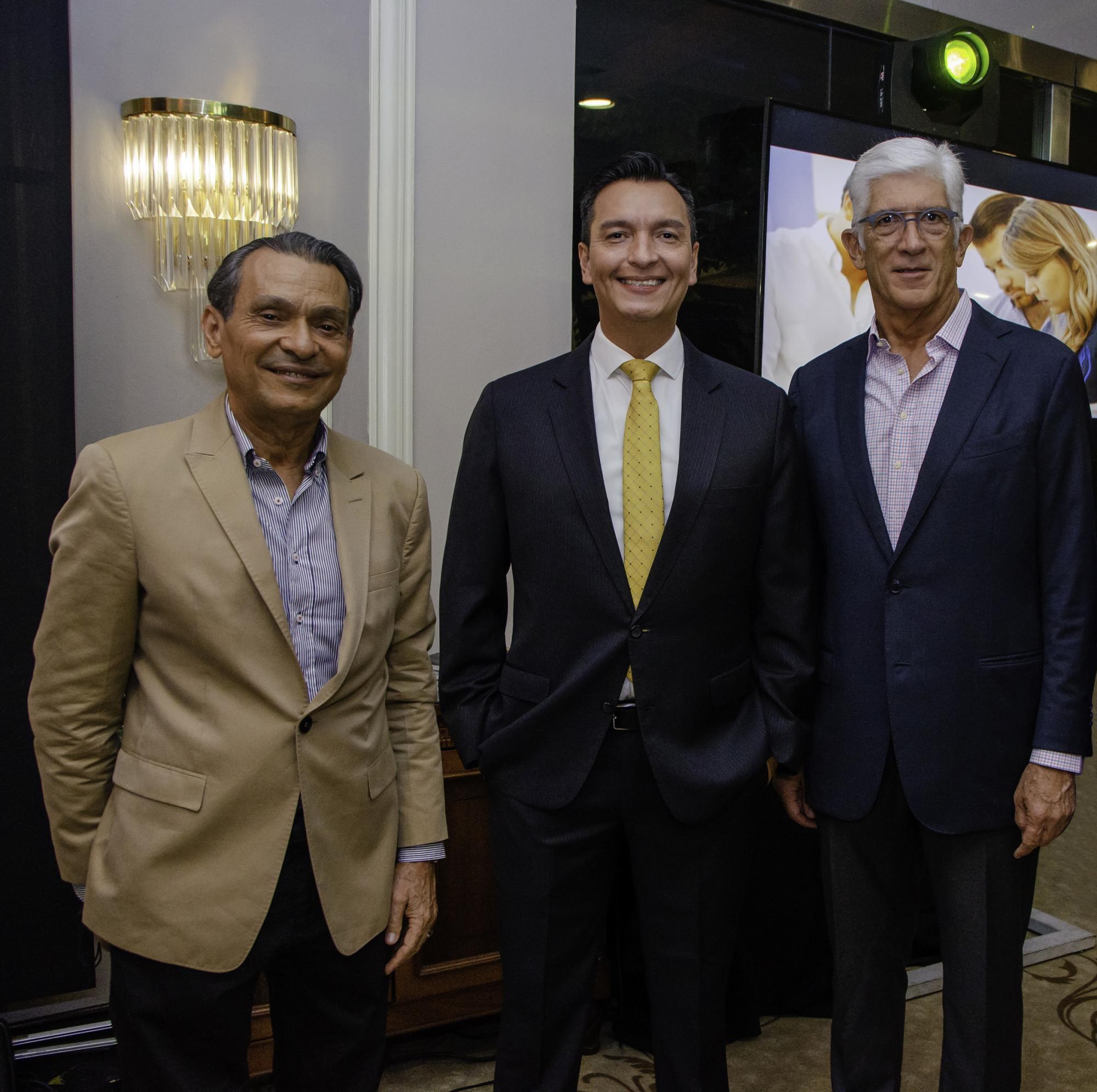 Francisco Abreu, Julián Rodríguez y Mariano Briseño