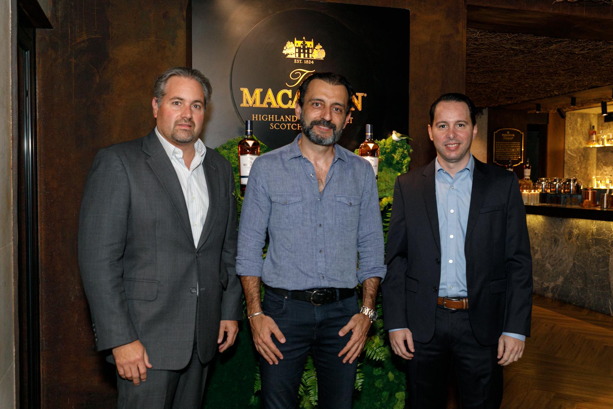 Manuel García, Georges Farah y Manuel Santelises. 