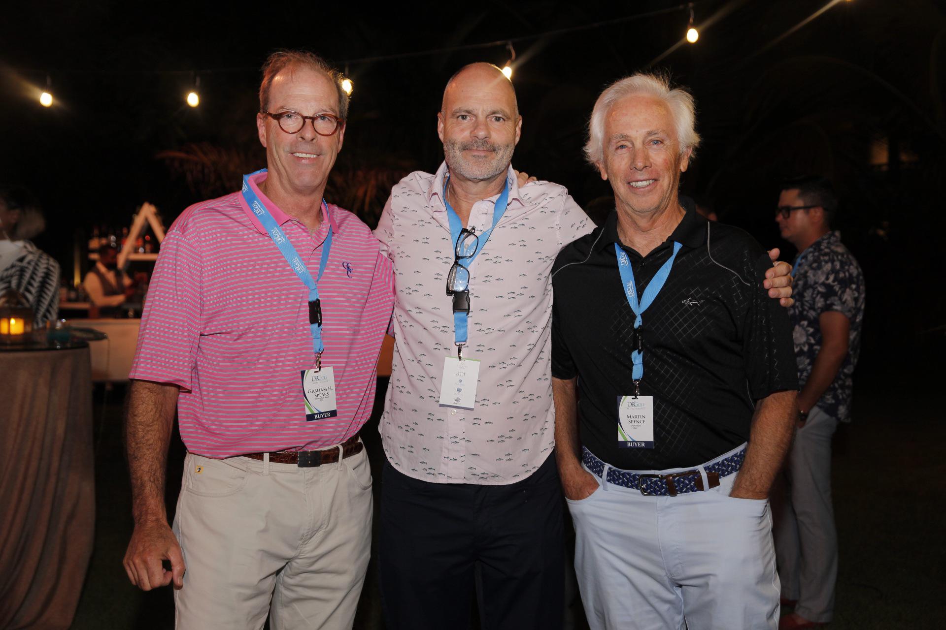 Graham Spears, Jason Scarth y Martin Spence.