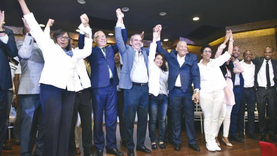 Abinader recibe dirigentes del PRD cierran filas PRM