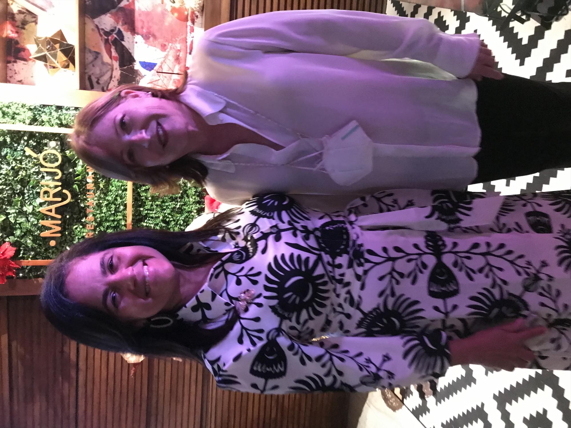 Patricia Ureña y Christina Creighton.