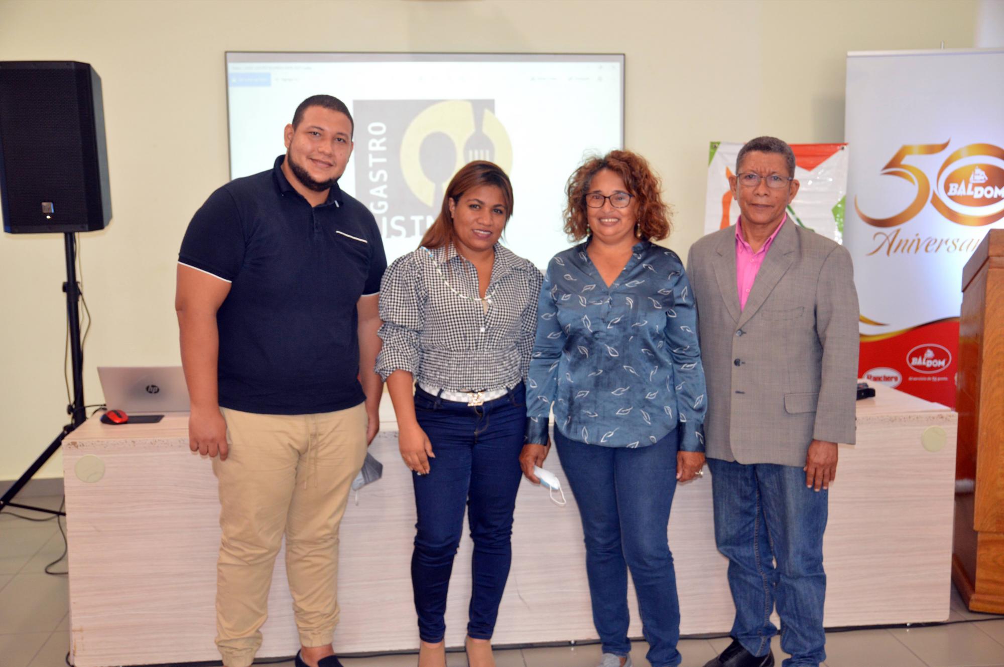 Samir Suero, Jaine Rosario, Derba González y Seferino Velázquez. (Fuente Externa) 
